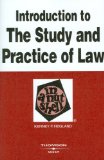 Introduction to The Study and Practice of Law